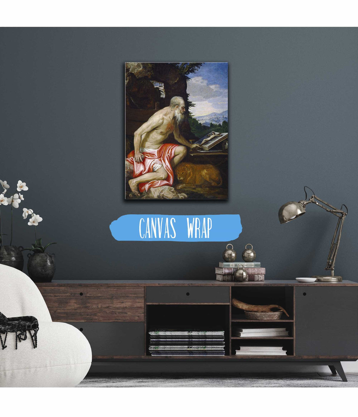 Saint Jerome In The Wilderness by Paolo Veronese