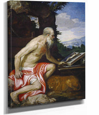 Saint Jerome In The Wilderness by Paolo Veronese