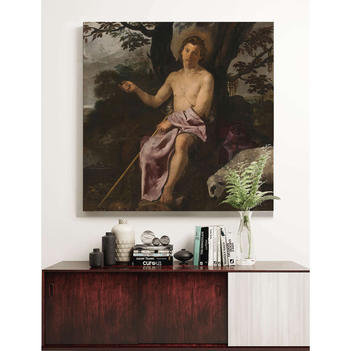 Saint John The Baptist In The Wilderness by Diego Velazquez