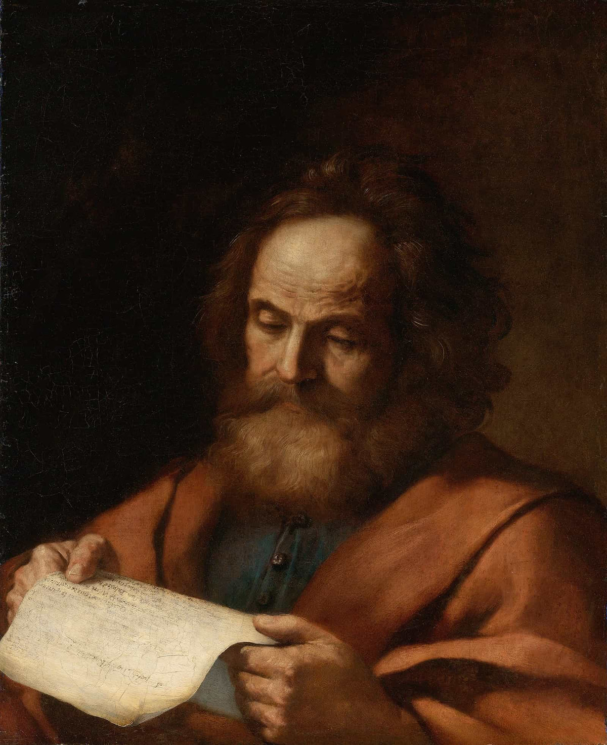 Saint Luke by Guercino
