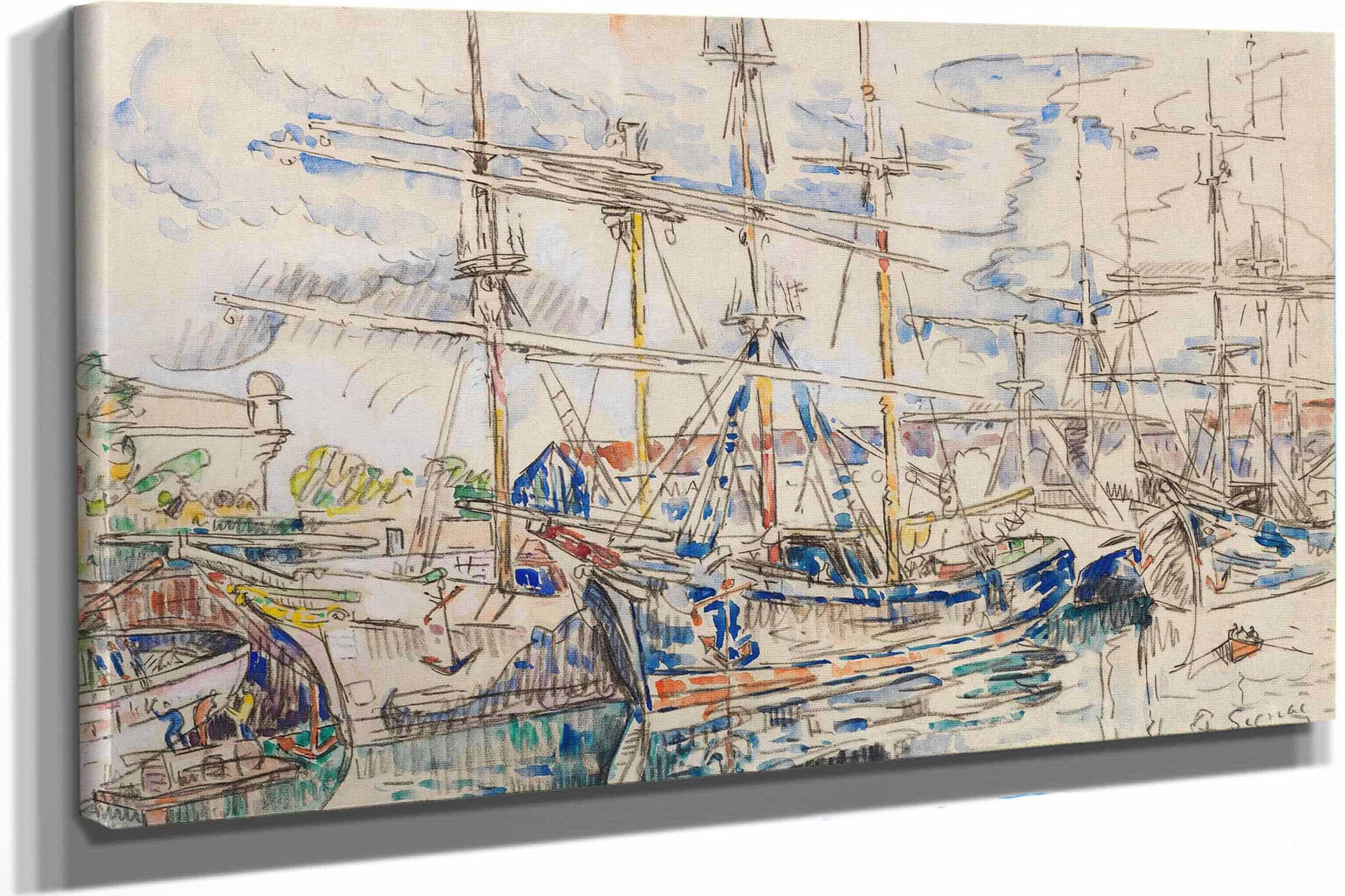 Saint Malo Les Terre Neuvas by Paul Signac