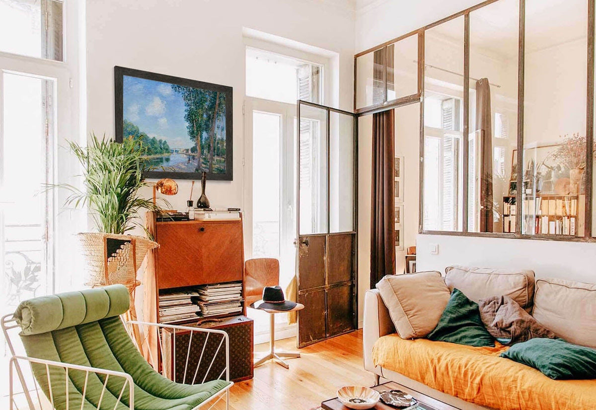 Saint Mammes June Sunshine by Alfred Sisley