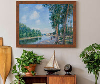 Saint Mammes June Sunshine by Alfred Sisley