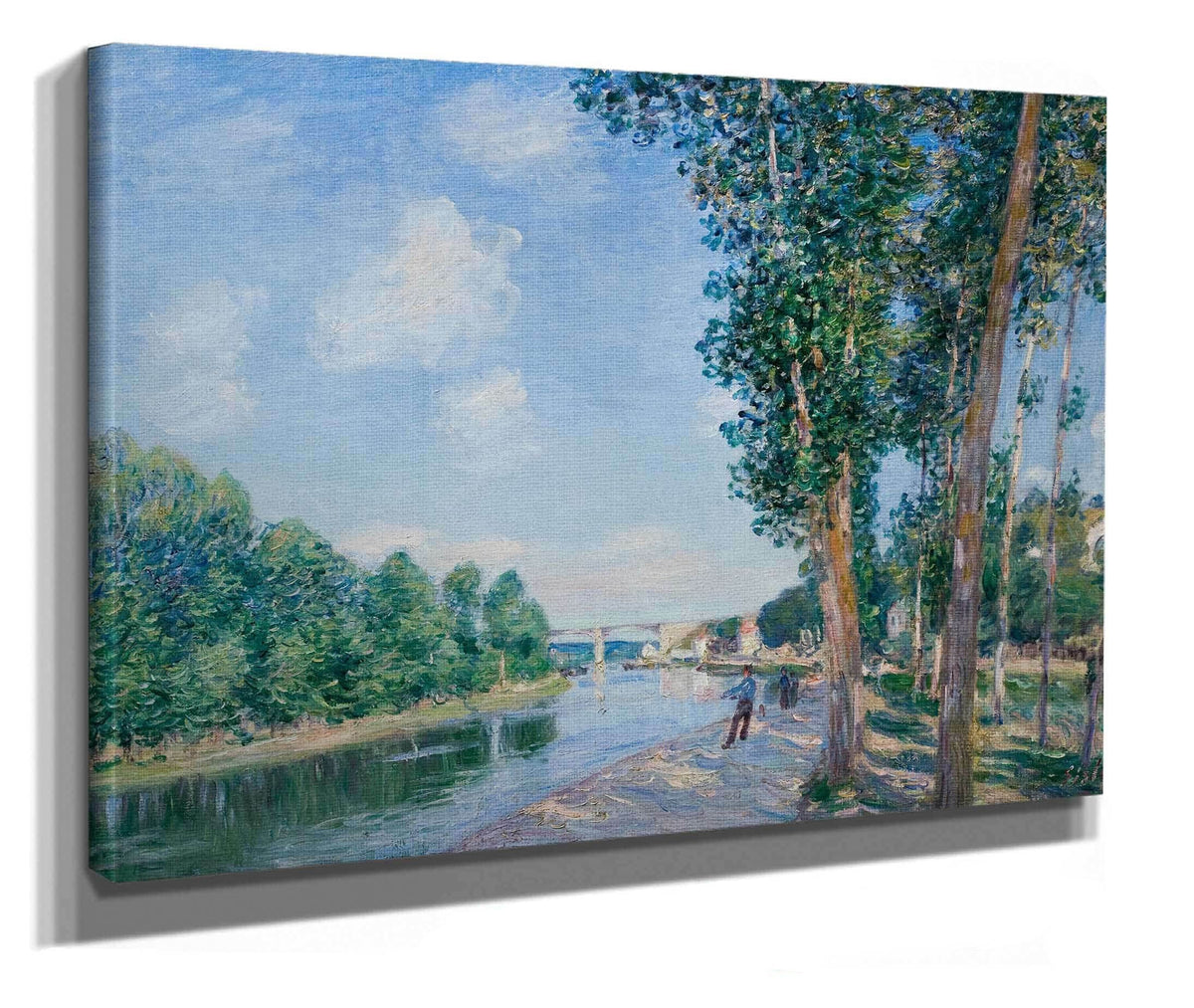 Saint Mammes June Sunshine by Alfred Sisley