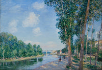 Saint Mammes June Sunshine by Alfred Sisley