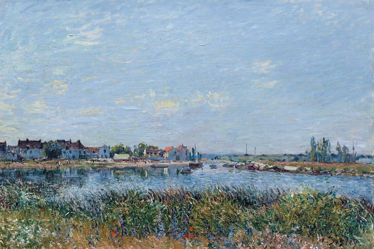 Saint Mammes Le Matin by Alfred Sisley