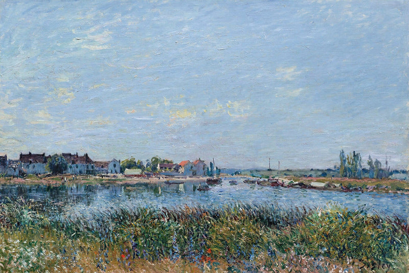 Saint Mammes Le Matin by Alfred Sisley