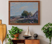 Saint Mammes Morning by Alfred Sisley
