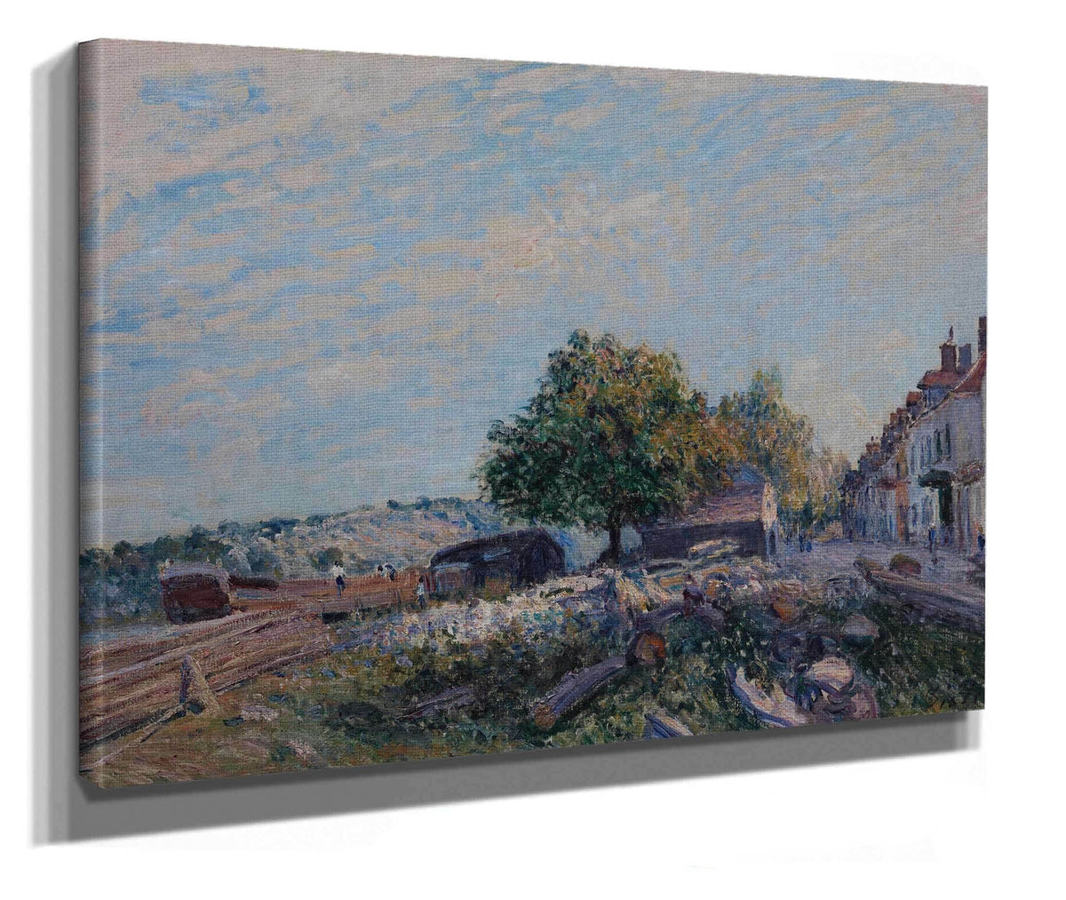 Saint Mammes Morning by Alfred Sisley