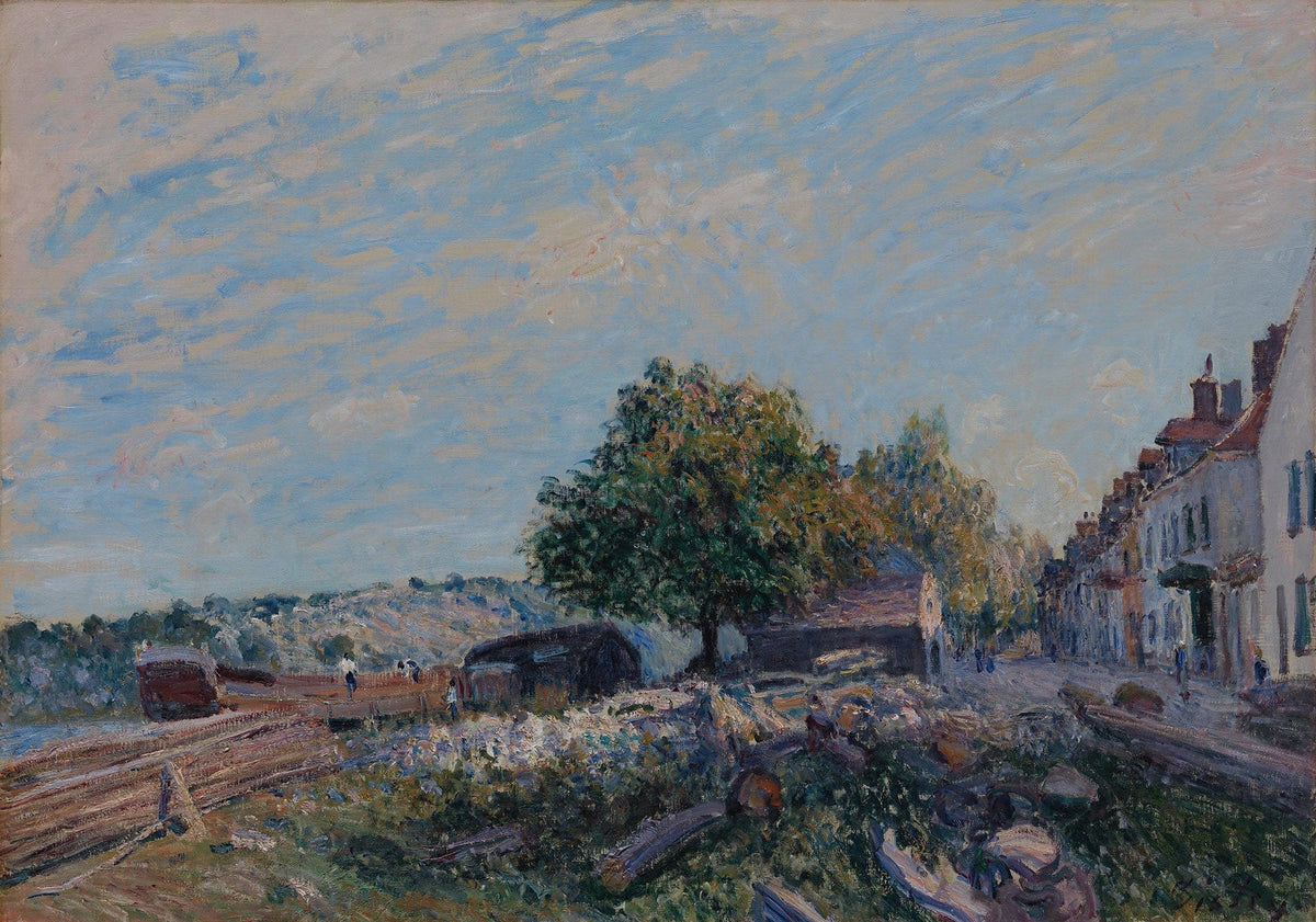 Saint Mammes Morning by Alfred Sisley