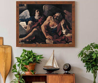 Saint Matthew And The Angel by Guercino