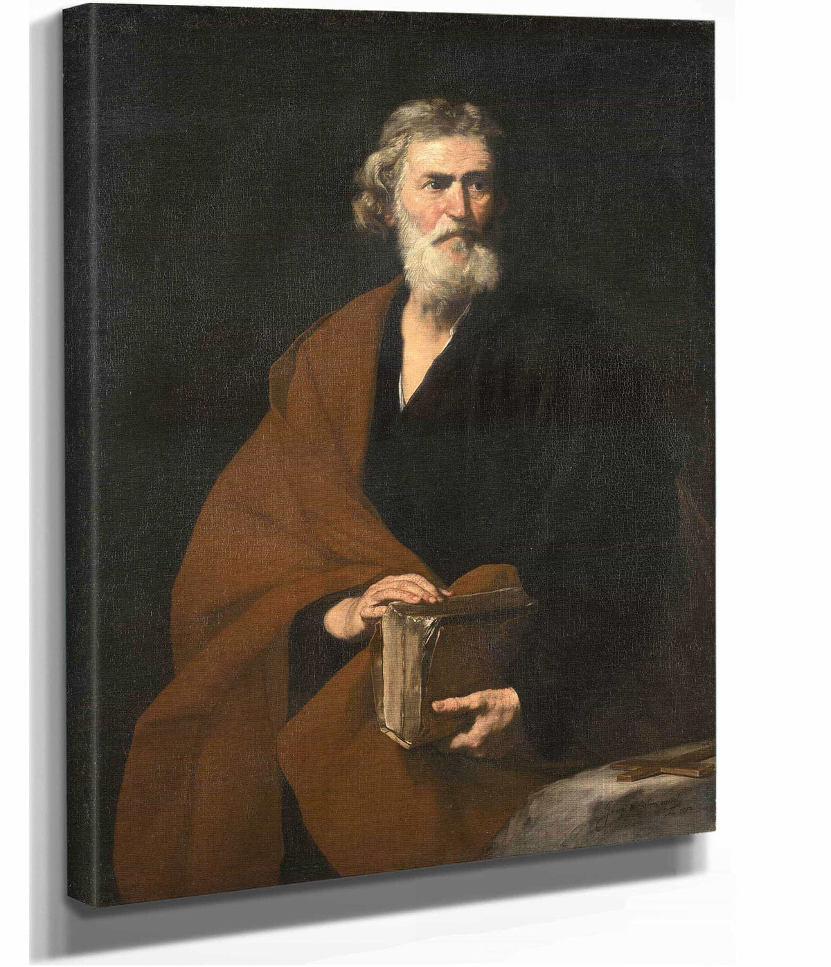 Saint Matthew by Jusepe De Ribera