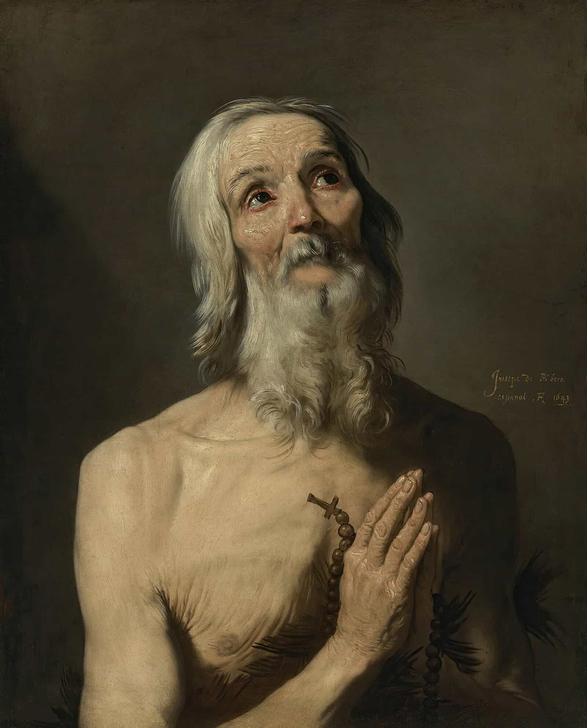 Saint Onophrius by Jusepe De Ribera