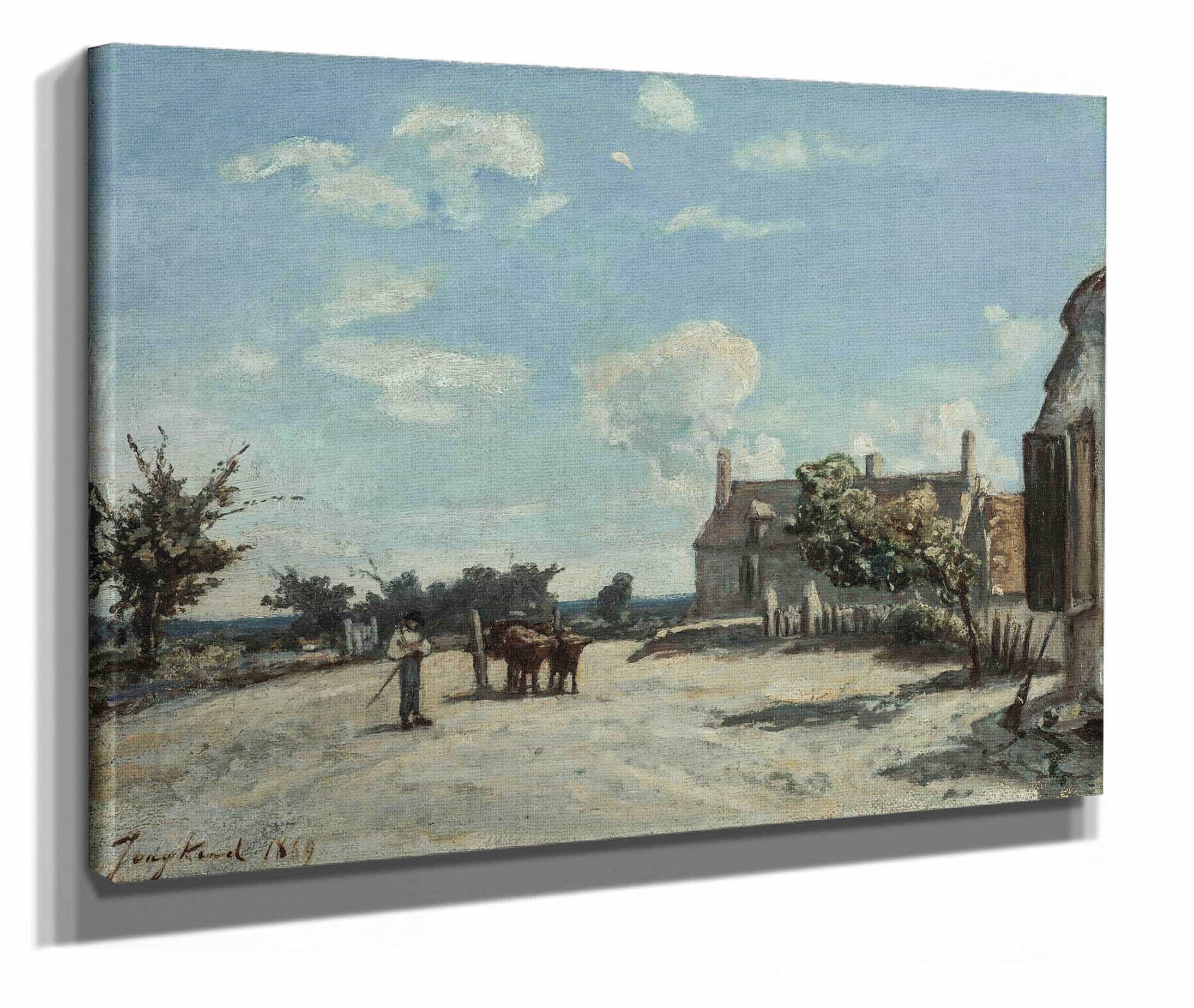 Saint Parize Le Chatel by Johan Barthold Jongkind