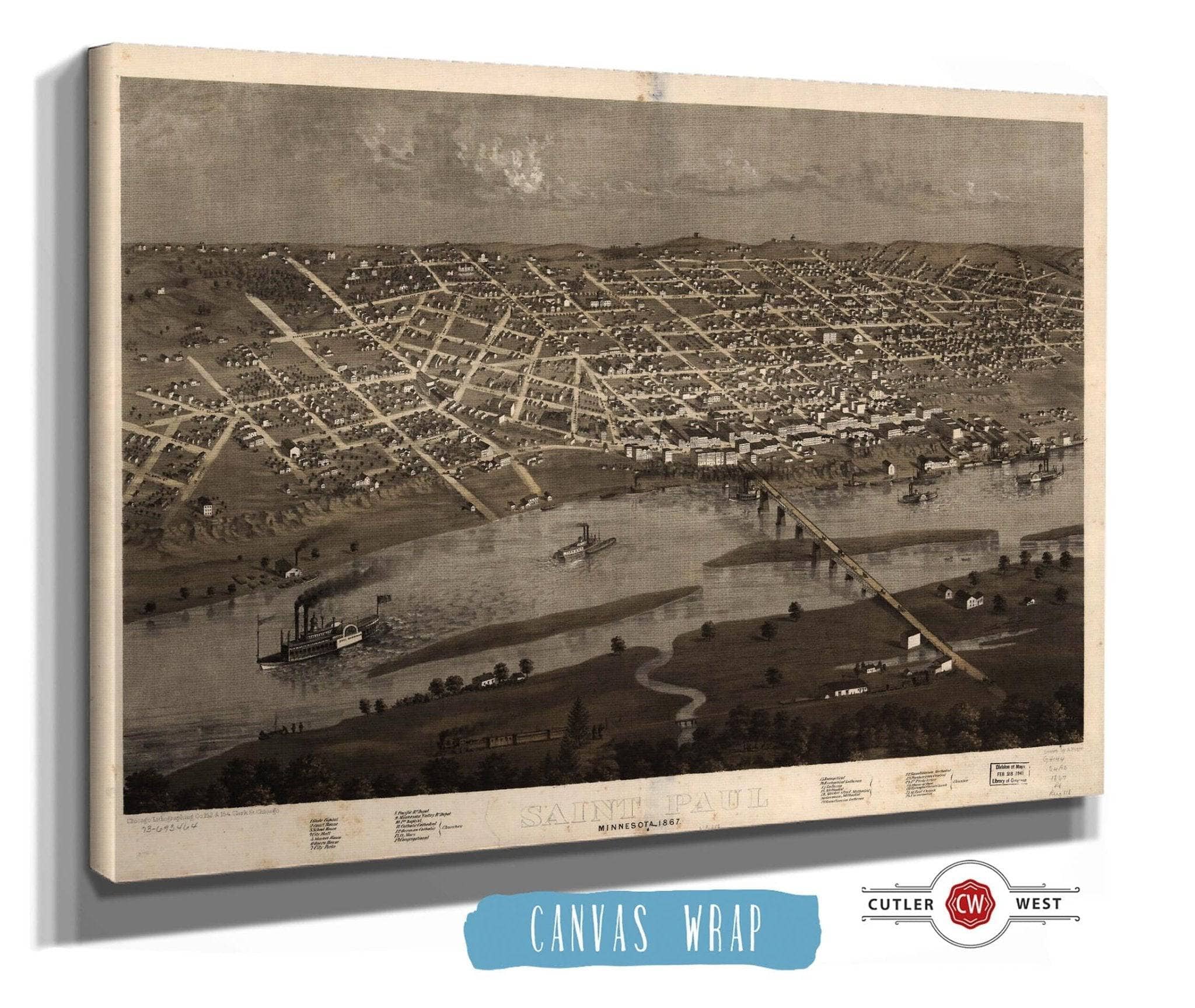 Saint Paul Minnesota 1867 State of Minnesota