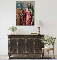 Saint Peter And Saint Paul From Until by El Greco