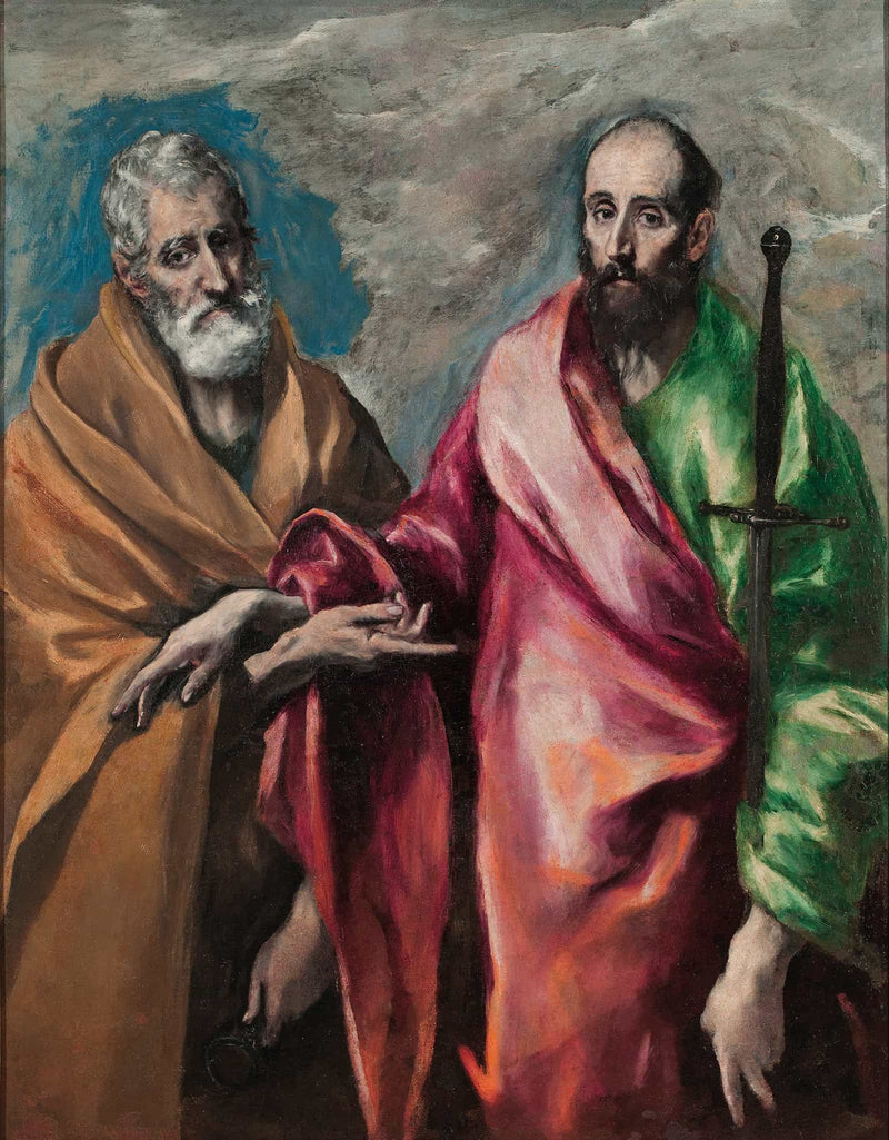 Saint Peter And Saint Paul From Until by El Greco