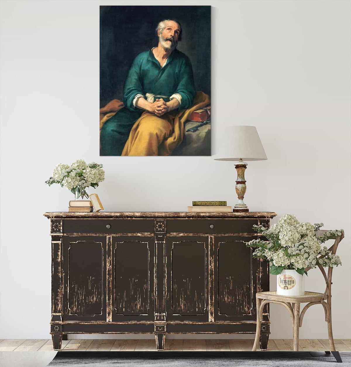 Saint Peter In Tears by Bartolome Esteban Murillo