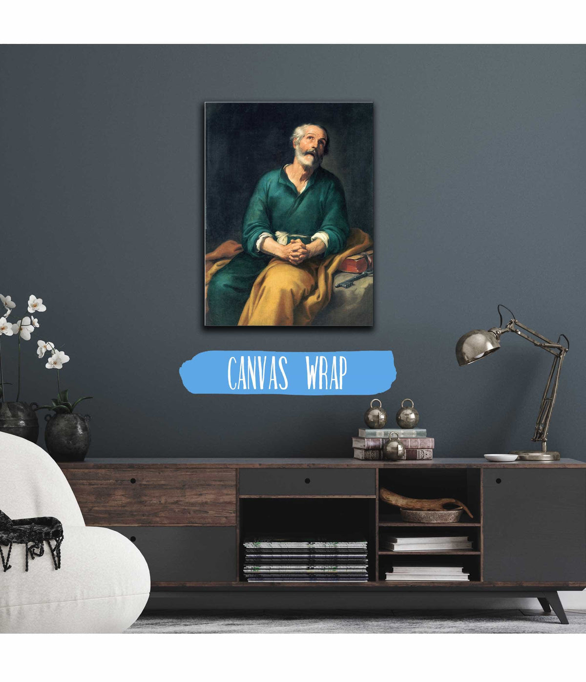 Saint Peter In Tears by Bartolome Esteban Murillo