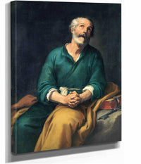 Saint Peter In Tears by Bartolome Esteban Murillo