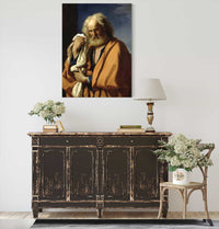 Saint Peter Penitent by Guercino