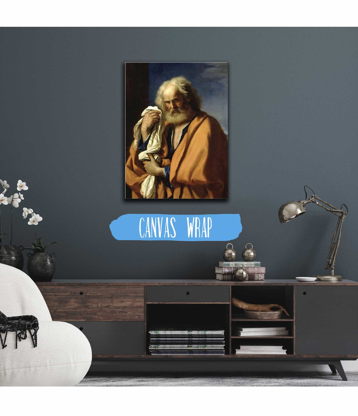 Saint Peter Penitent by Guercino