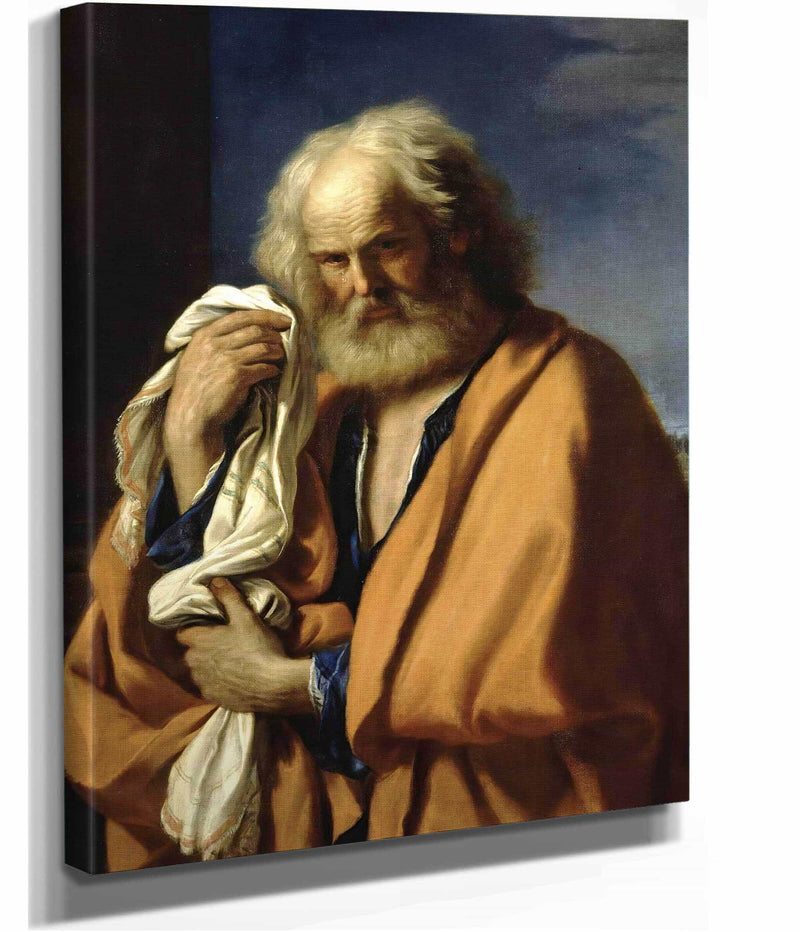 Saint Peter Penitent by Guercino