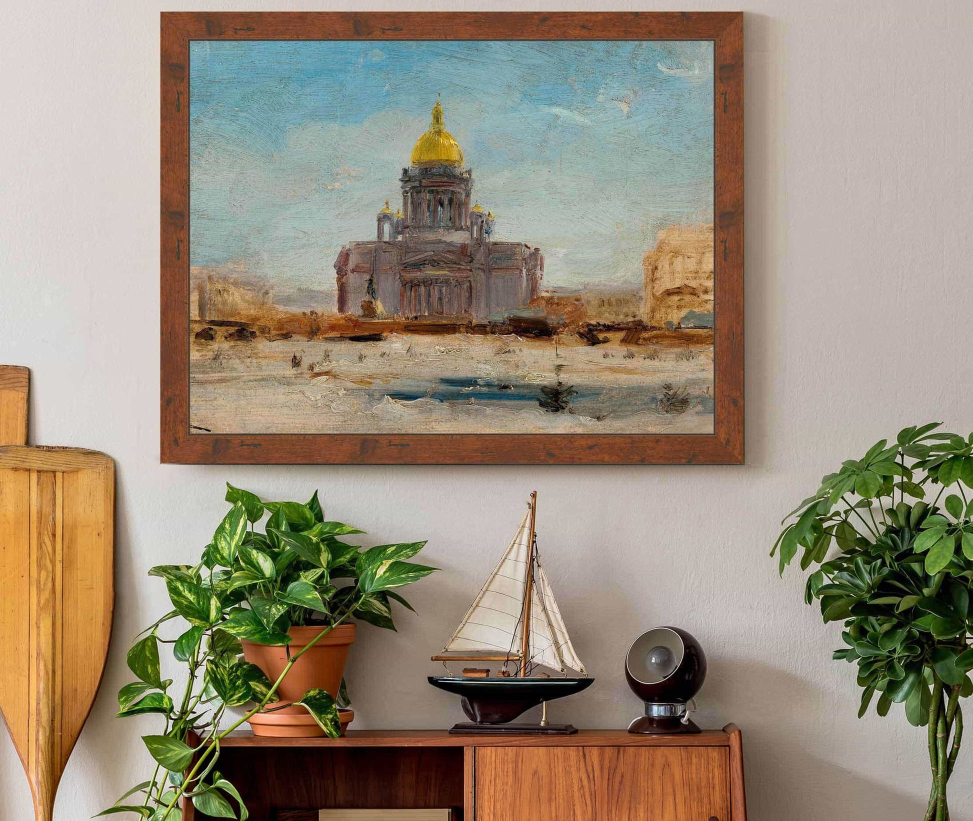 Saint Petersbourg Saint Isaac by Felix Ziem