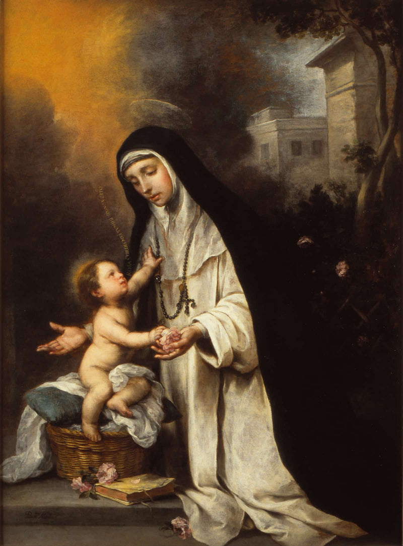 Saint Rose Of Lima by Bartolome Esteban Murillo