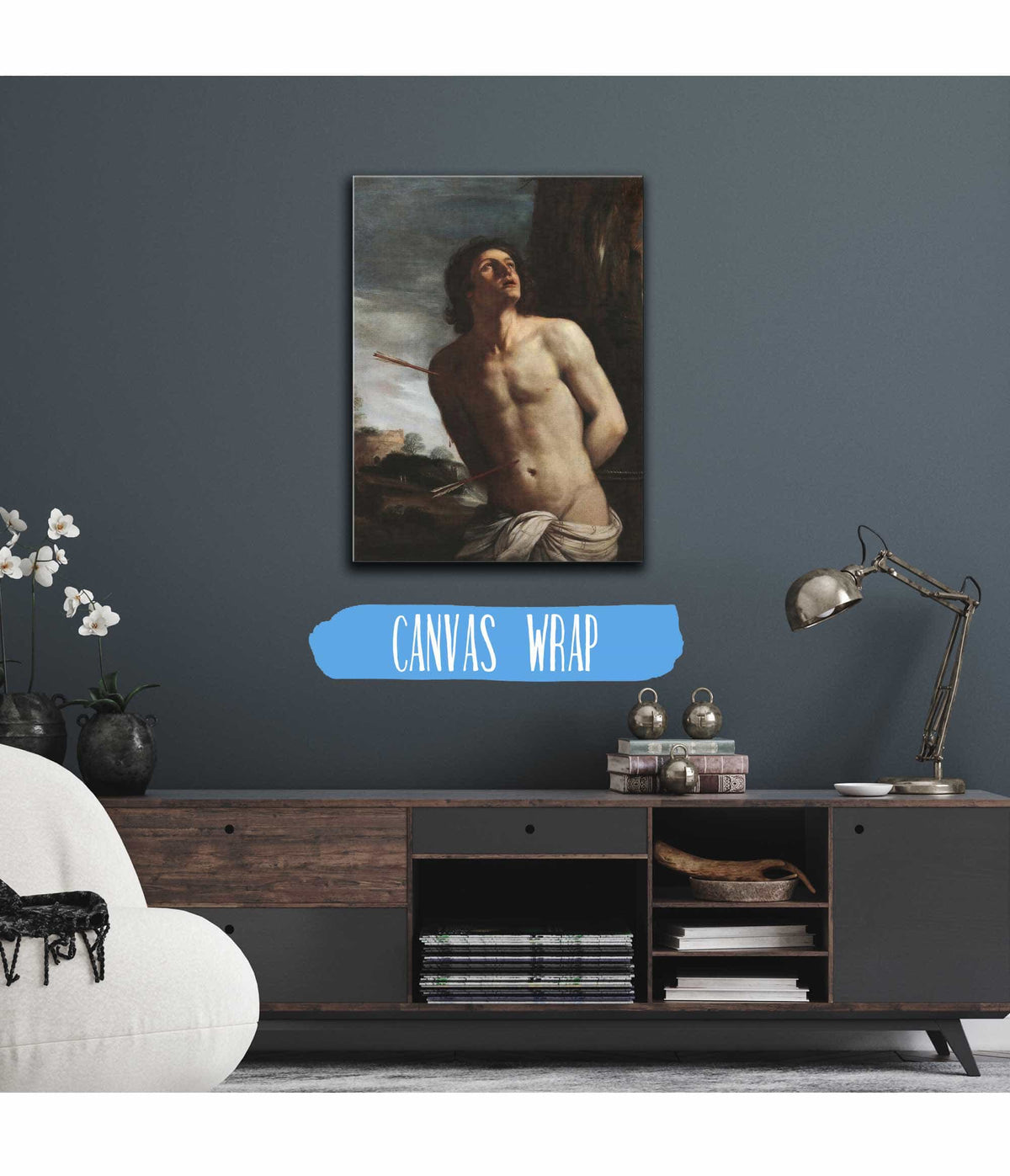 Saint Sebastian by Guercino