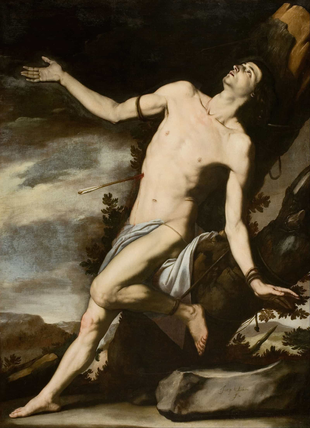 Saint Sebastian by Jusepe De Ribera