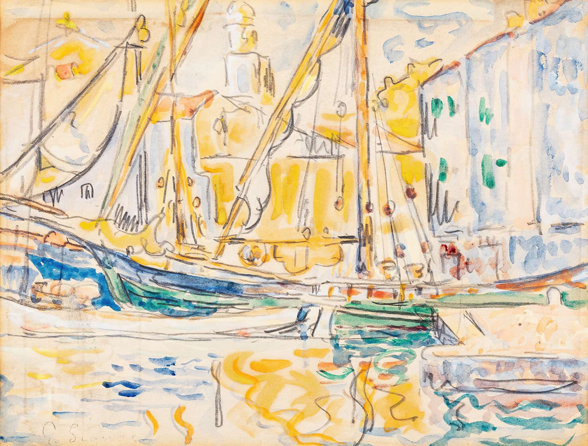 Saint Tropez by Paul Signac