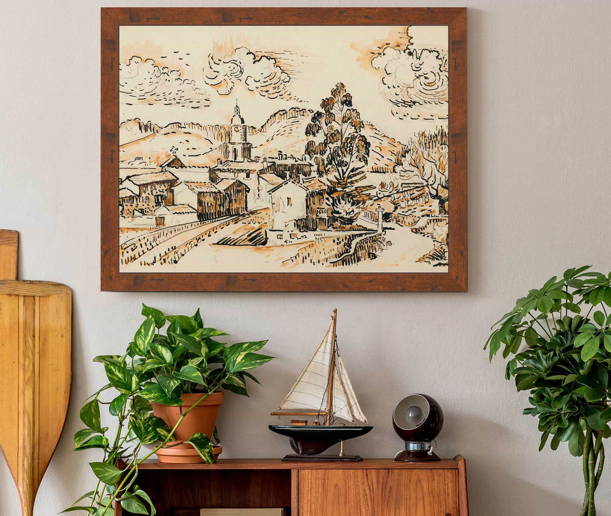 Saint Tropez Le Clocher by Paul Signac