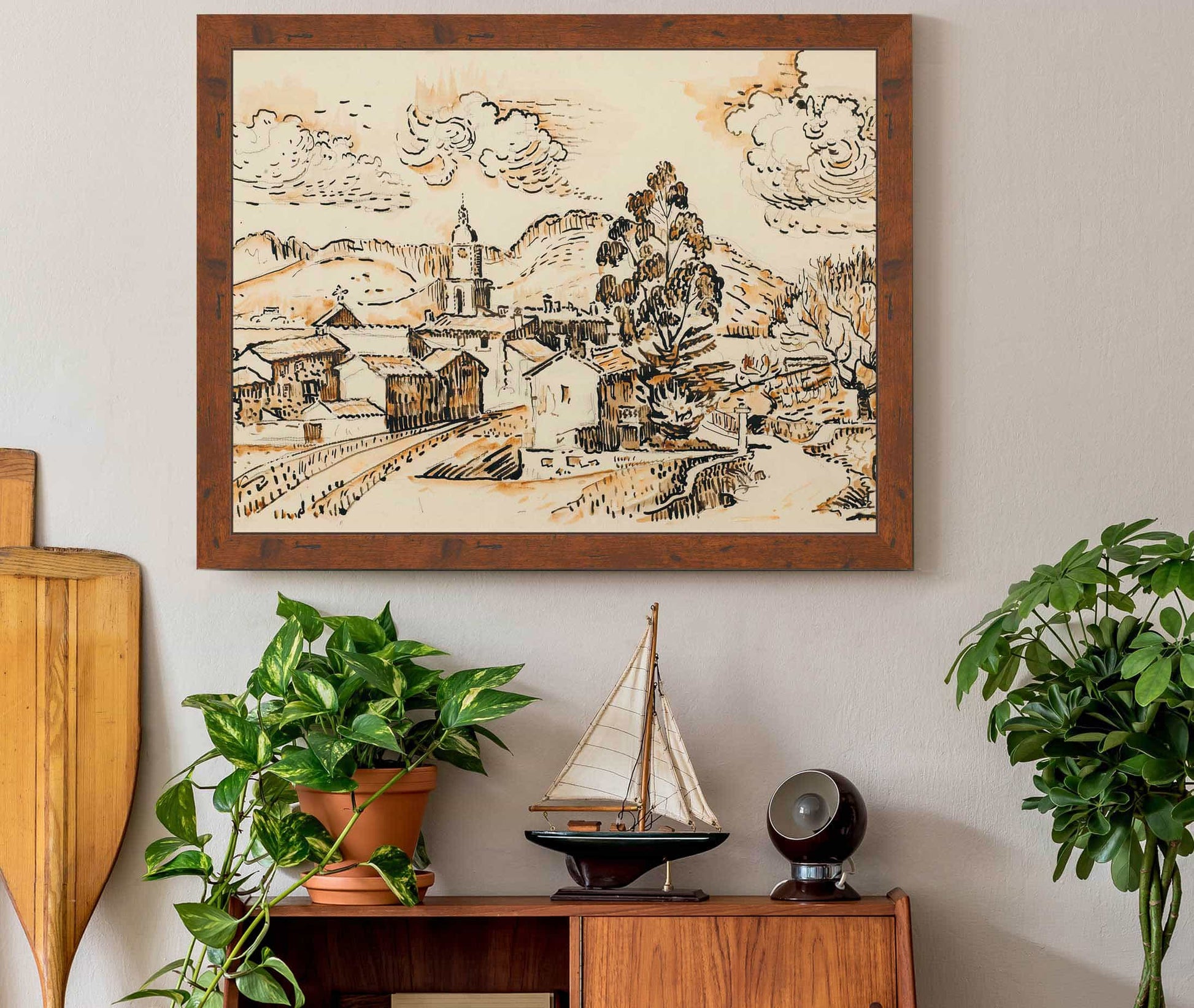 Saint Tropez Le Clocher by Paul Signac