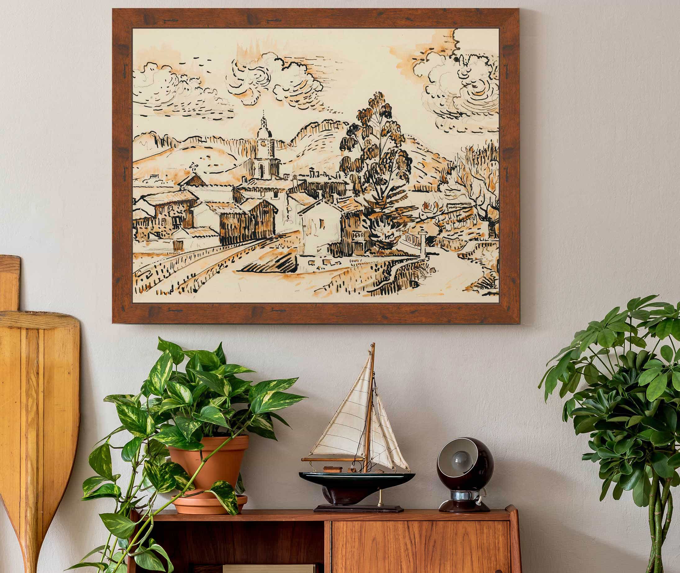 Saint Tropez Le Clocher by Paul Signac