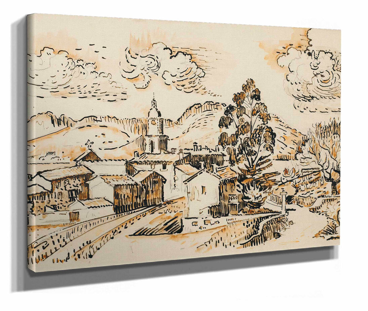 Saint Tropez Le Clocher by Paul Signac