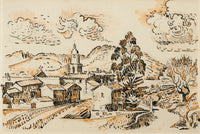 Saint Tropez Le Clocher by Paul Signac
