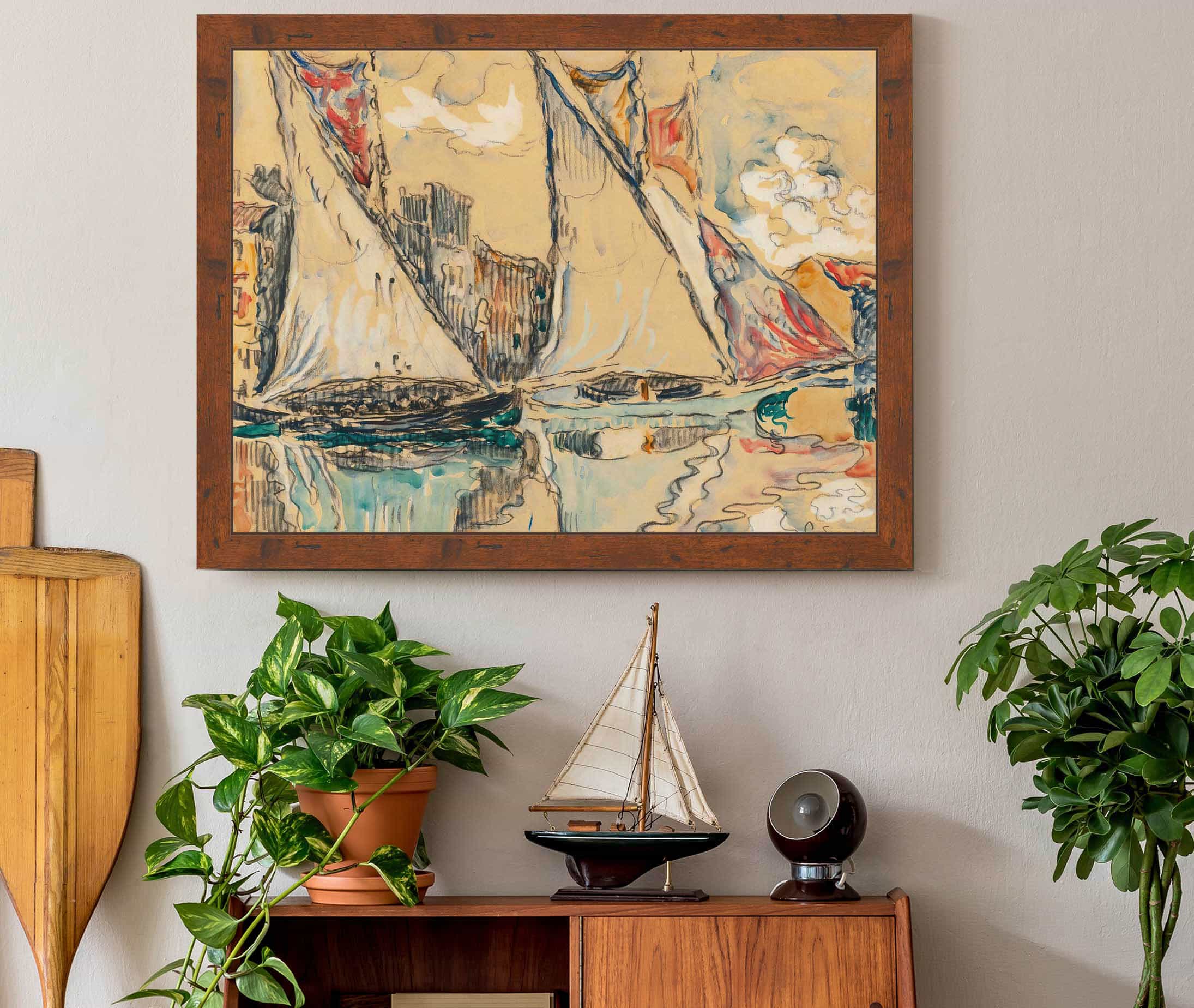 Saint Tropez Voiles Au Sec by Paul Signac