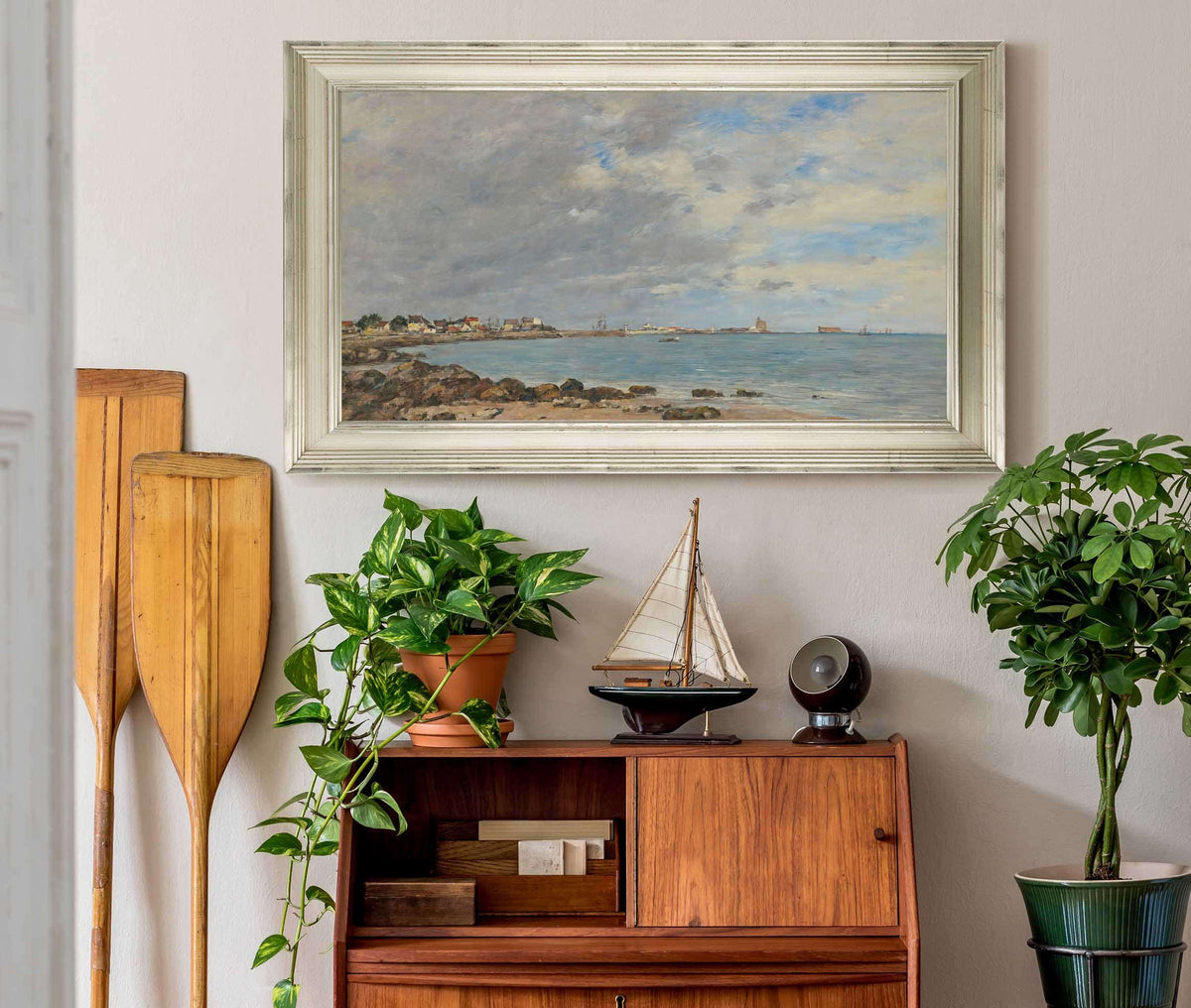 Saint Vaast La Hougue La Baie by Eugene Boudin