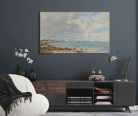 Saint Vaast La Hougue La Baie by Eugene Boudin