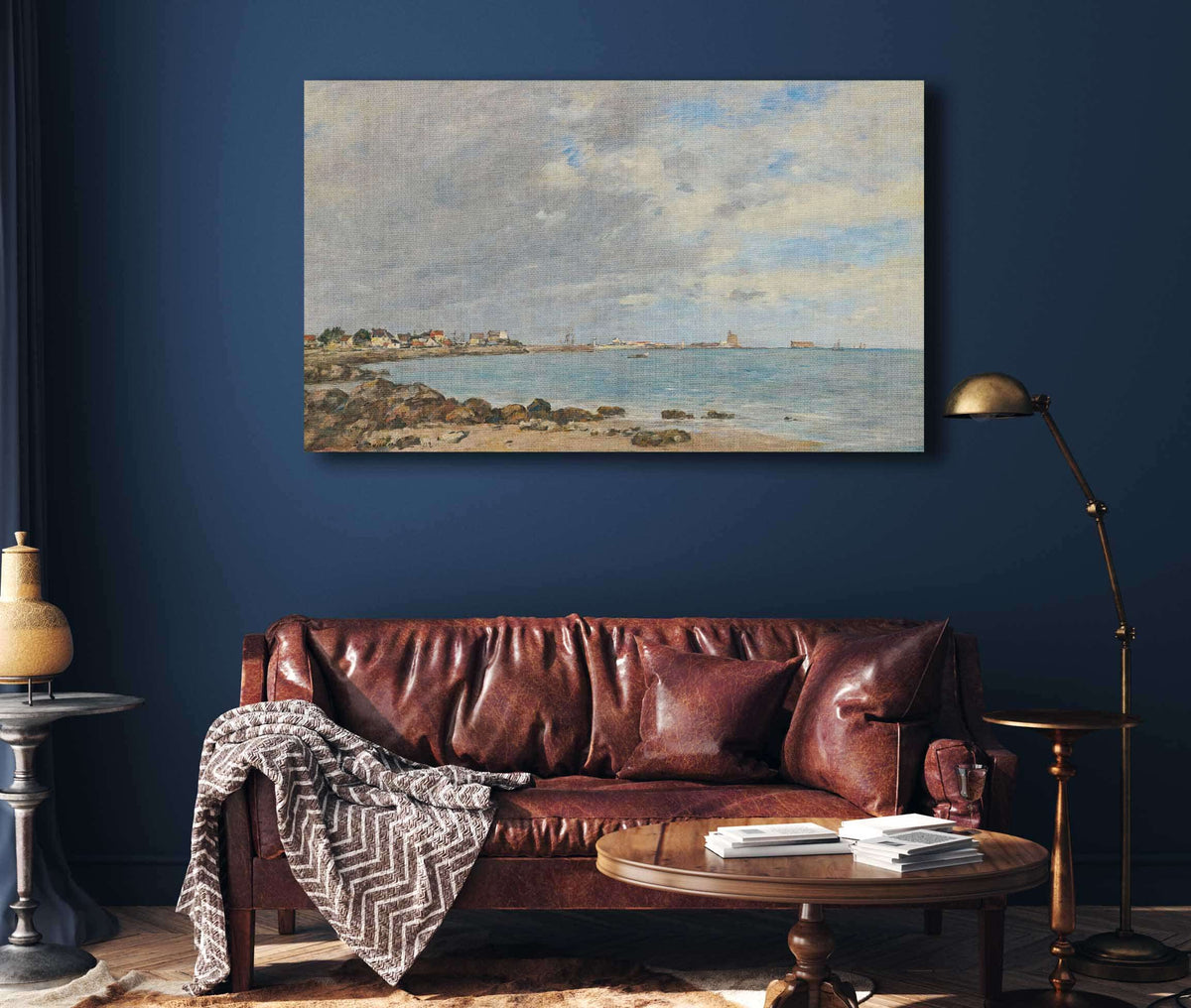 Saint Vaast La Hougue La Baie by Eugene Boudin