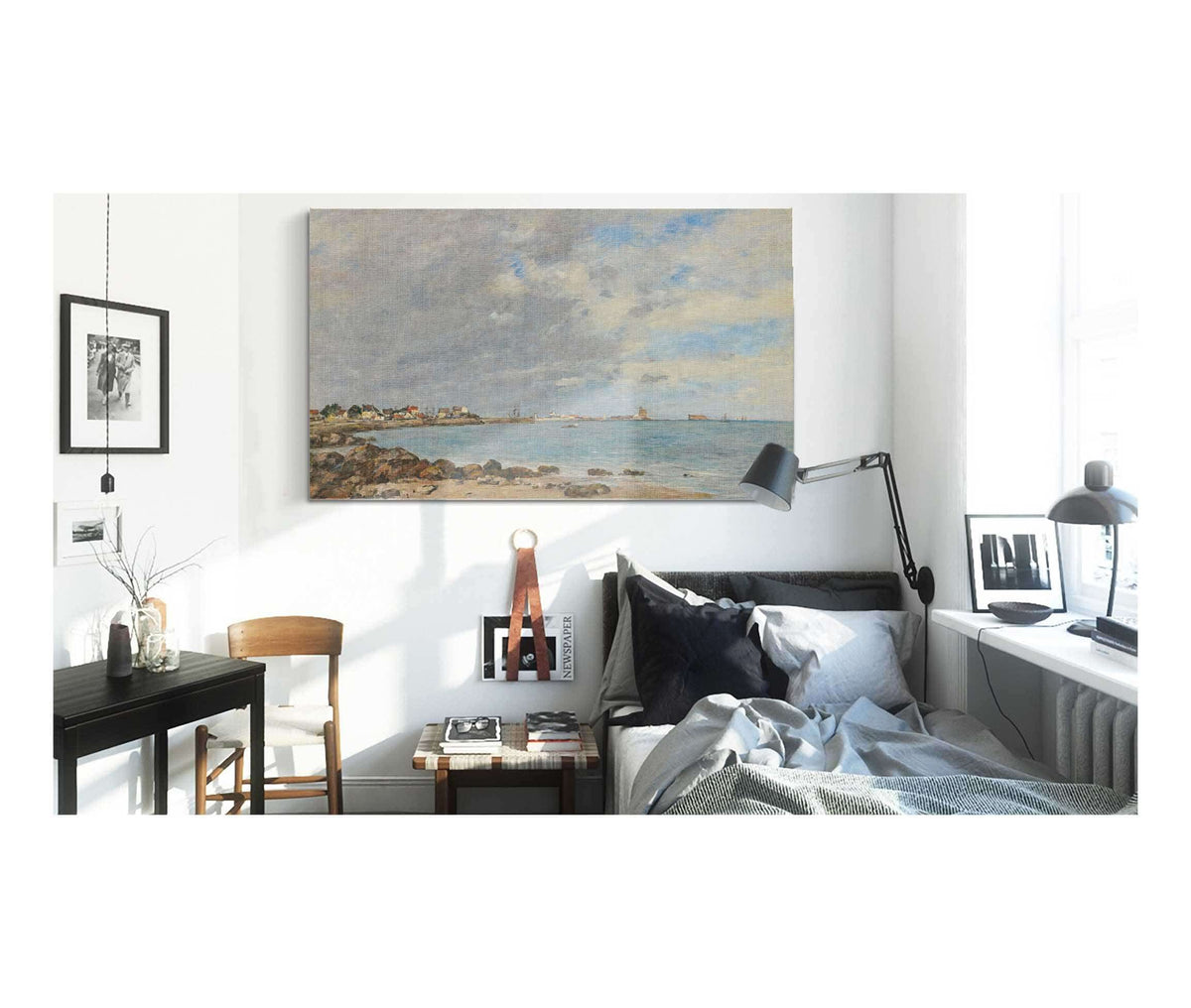 Saint Vaast La Hougue La Baie by Eugene Boudin