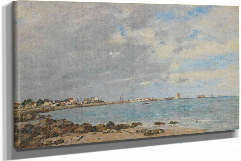 Saint Vaast La Hougue La Baie by Eugene Boudin