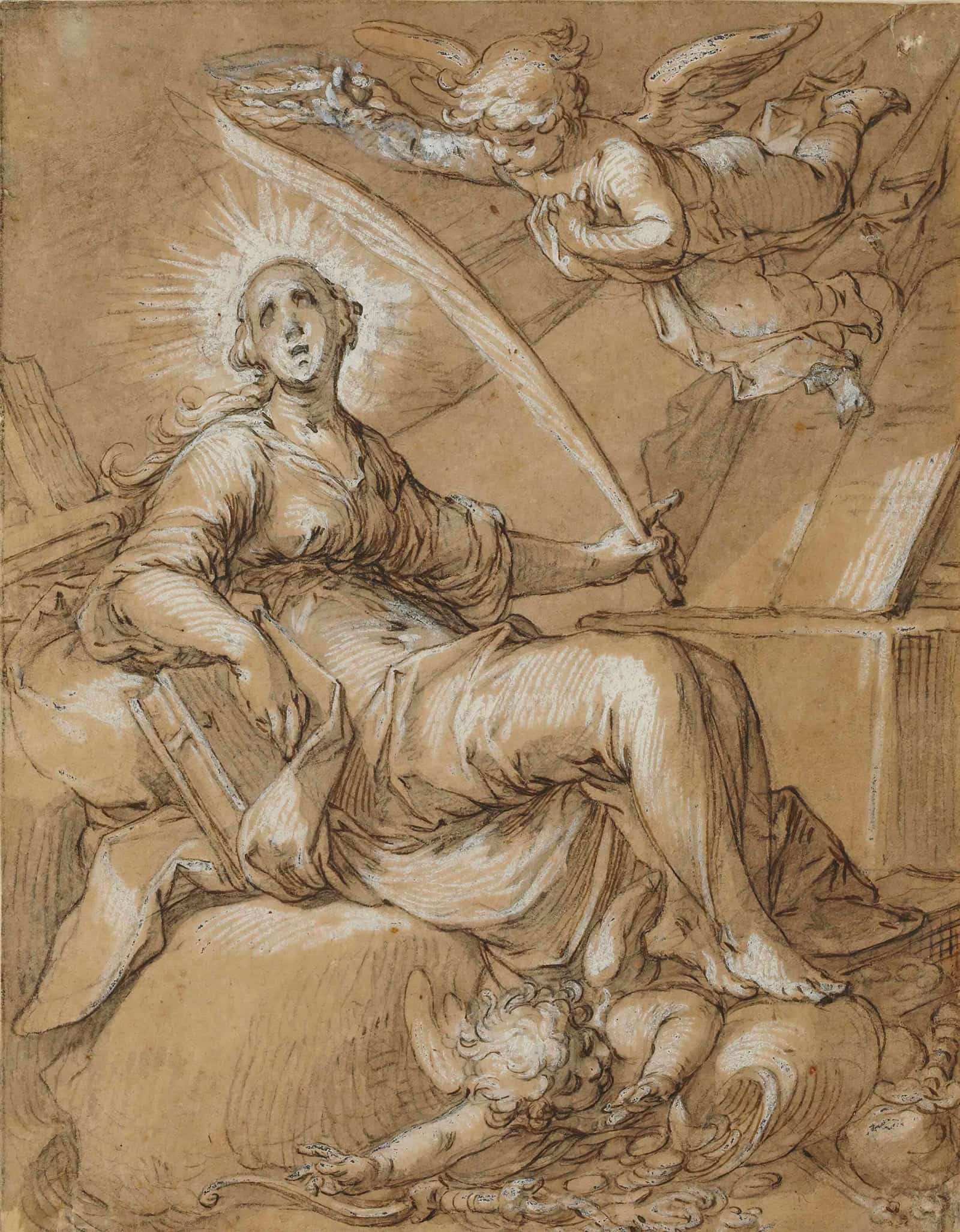 Sainte Catherine by Abraham Bloemaert