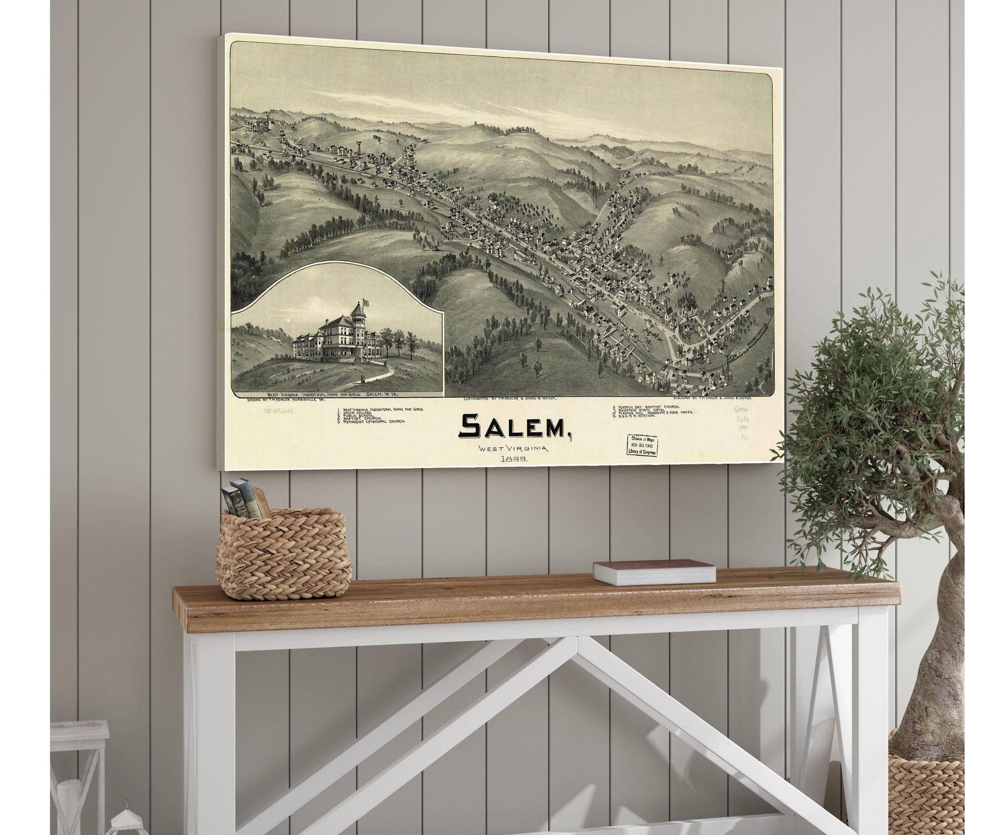 Salem West Virginia 1899  State Of West Virginia