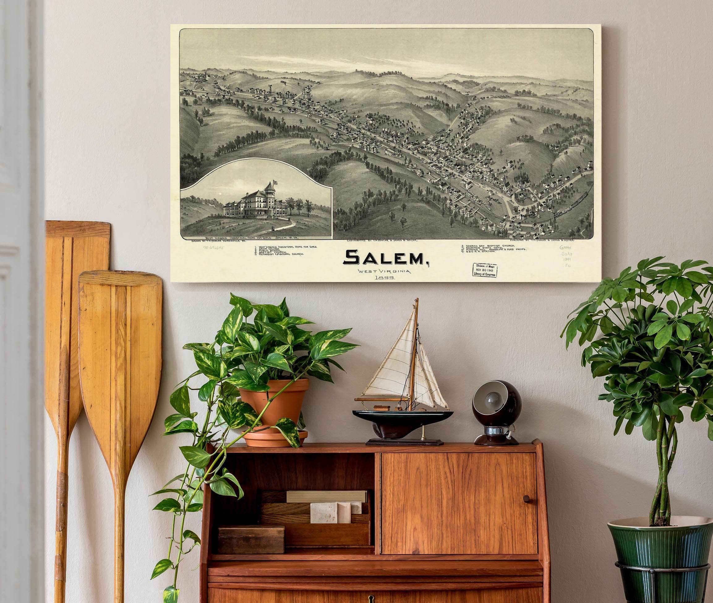 Salem West Virginia 1899  State Of West Virginia