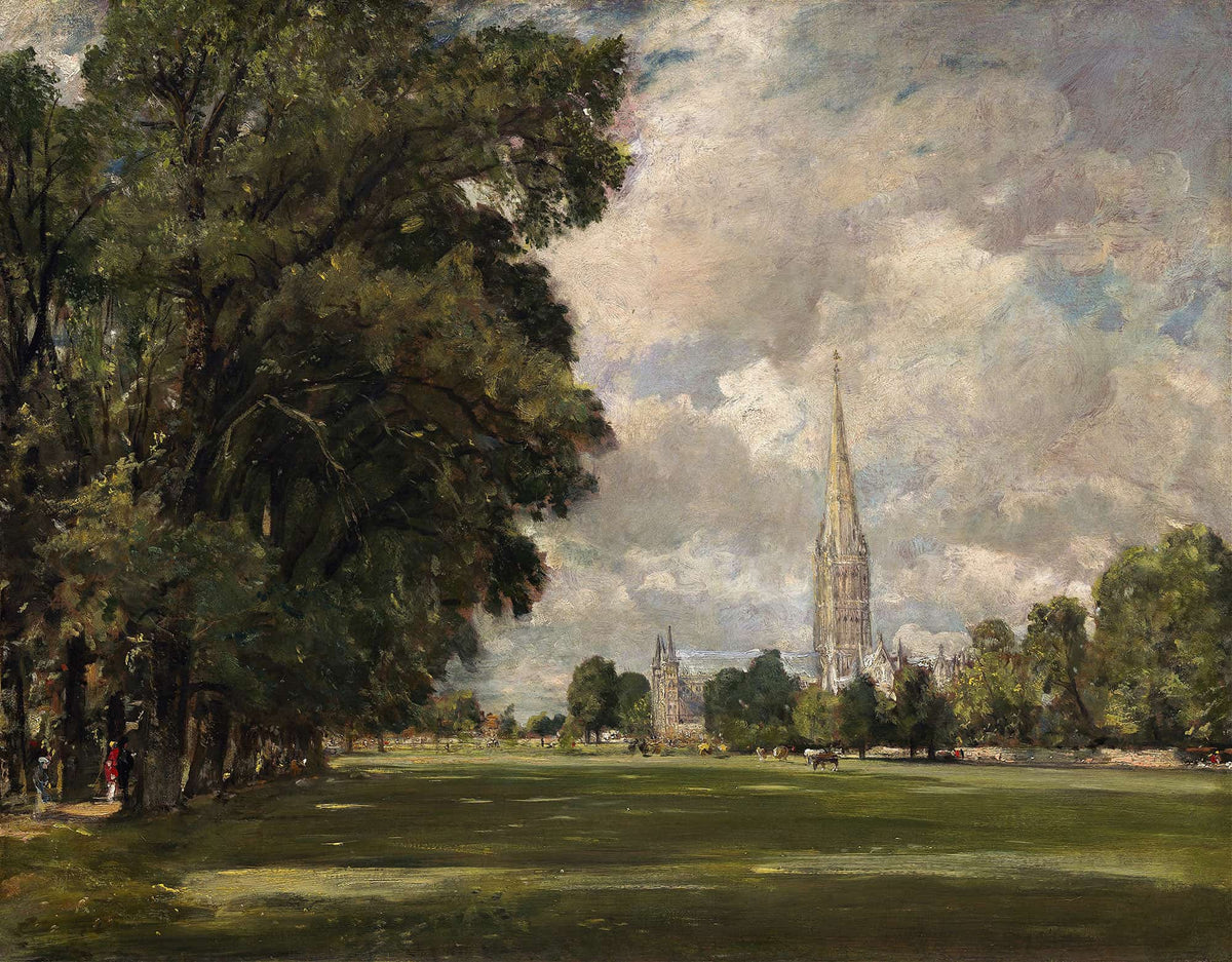 Salisbury Cathedral From Lower Marsh Close by John Constable