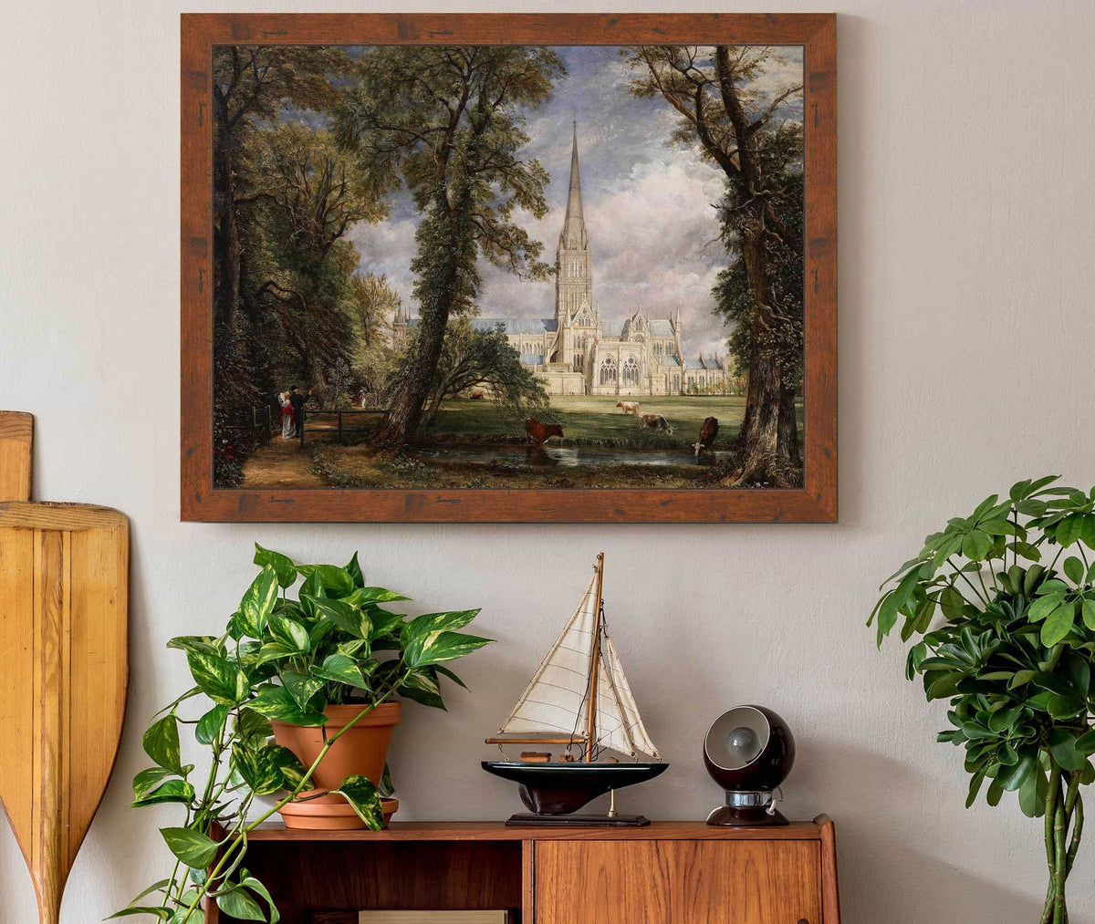 Salisbury Cathedral From The Bishops Garden by John Constable