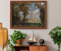 Salisbury Cathedral From The Bishops Grounds by John Constable