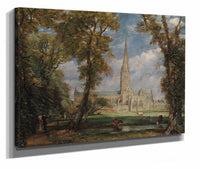 Salisbury Cathedral From The Bishops Grounds by John Constable